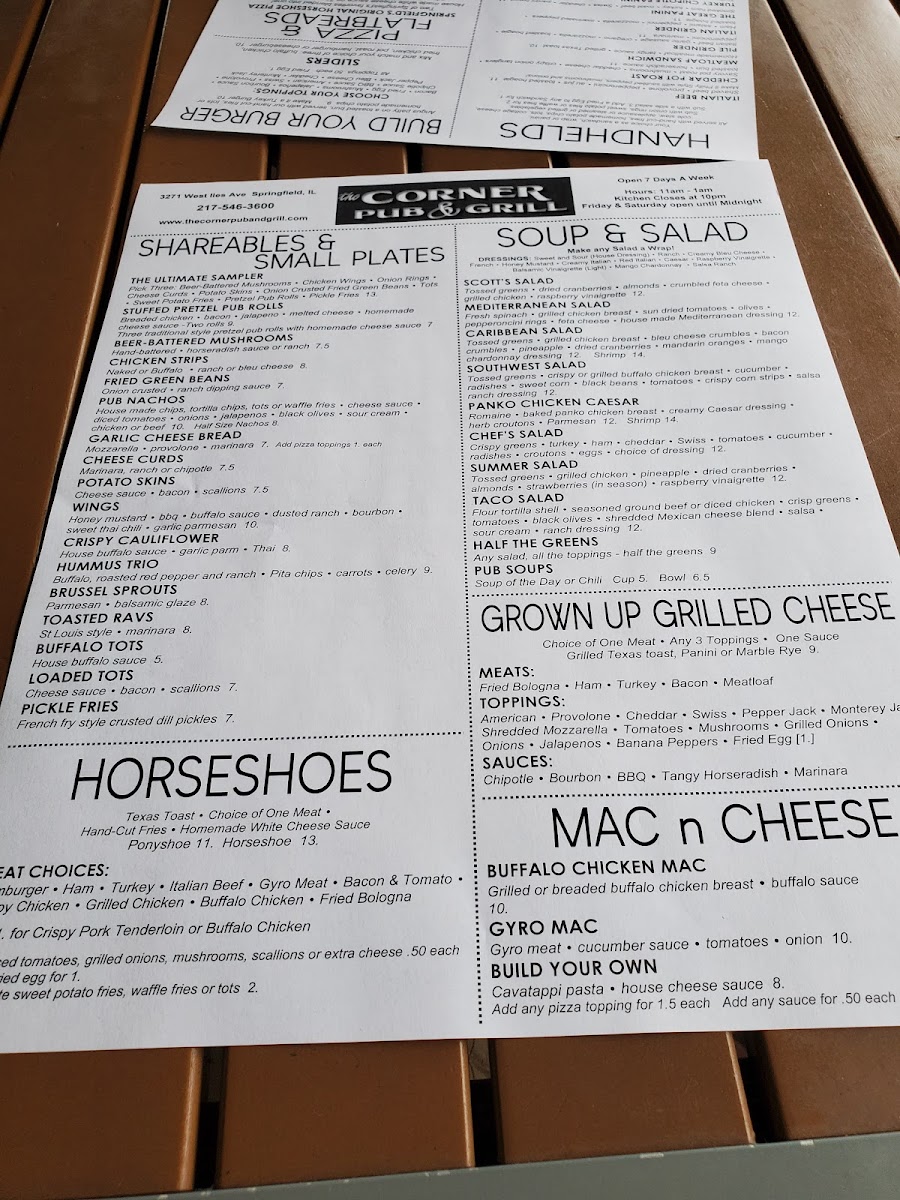 Corner Pub & Grill Menu - Image 6